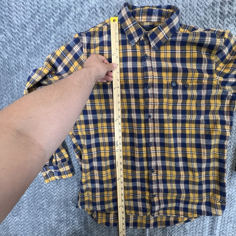 Adventure Expedition Flannel Shirt Mens XL Plaid Cotton Long Sleeve Adv3nture - Picture 7 of 9
